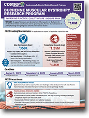 Duchenne Muscular Dystrophy Research Program Overview Image